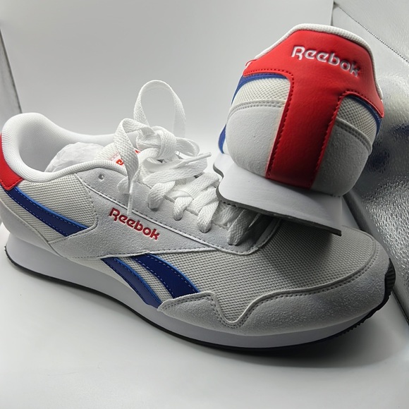 Reebok Shoes - REEBOK ROYAL CLASSIC JOGGER 3 RED, WHITE, AND BLUE SIZE 10.5 WIDE D WIDTH